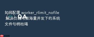 如何配置 worker_rlimit_nofile 解决负载均衡海量并发下的系统文件句柄枯竭