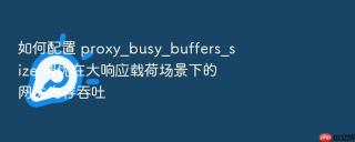 如何配置 proxy_busy_buffers_size 调优在大响应载荷场景下的网关内存吞吐