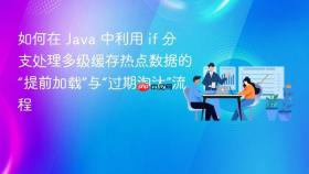如何在 java 中利用 if 分支处理多级缓存热点数据的“提前加载”与“过期淘汰”流程