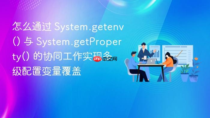 怎么通过 system.getenv() 与 system.getproperty() 的协同工作实现多级配置变量覆盖