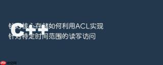 针对核心存储如何利用acl实现针对特定时间范围的读写访问