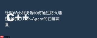 针对Web服务器如何通过防火墙过滤特定User-Agent的扫描流量