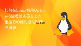 如何在linux利用uptime-s查看服务器自上次重启后的绝对启动时间点资源