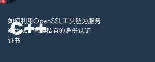 如何利用openssl工具链为服务器生成并管理私有的身份认证证书