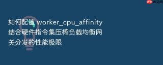 如何配置 worker_cpu_affinity 结合硬件指令集压榨负载均衡网关分发的性能极限