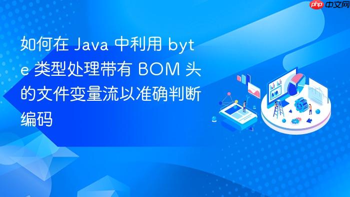 如何在 java 中利用 byte 类型处理带有 bom 头的文件变量流以准确判断编码