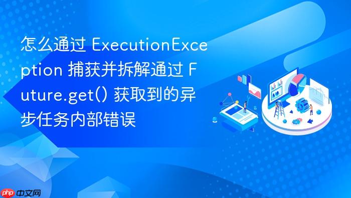 怎么通过 executionexception 捕获并拆解通过 future.get() 获取到的异步任务内部错误