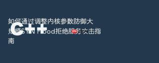 如何通过调整内核参数防御大规模SYN Flood拒绝服务攻击指南