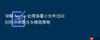 详解 nginx 处理海量小文件访问时的日志聚合与精简策略
