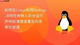 如何在Linux利用Nohup-B将任务转入后台运行并将标准错误重定向至审计资源