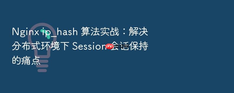 nginx ip_hash 算法实战:解决分布式环境下 session 会话保持的痛点