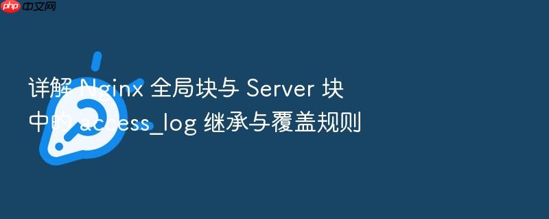 详解 nginx 全局块与 server 块中的 access_log 继承与覆盖规则