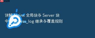 详解 nginx 全局块与 server 块中的 access_log 继承与覆盖规则