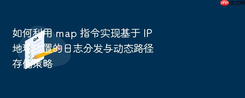 如何利用 map 指令实现基于 ip 地理位置的日志分发与动态路径存储策略