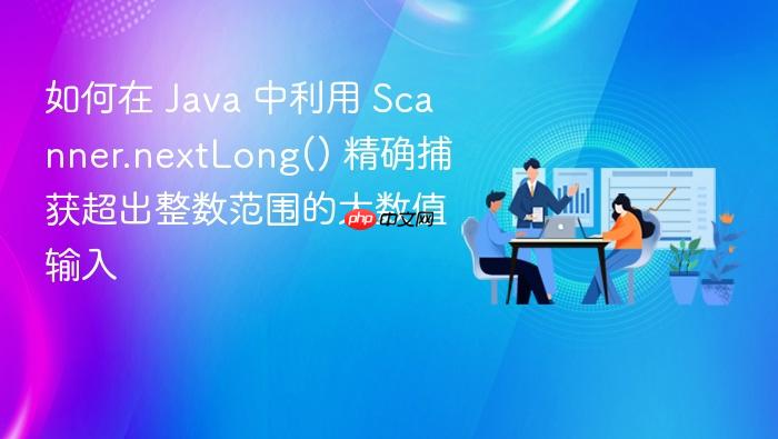 如何在 java 中利用 scanner.nextlong() 精确捕获超出整数范围的大数值输入