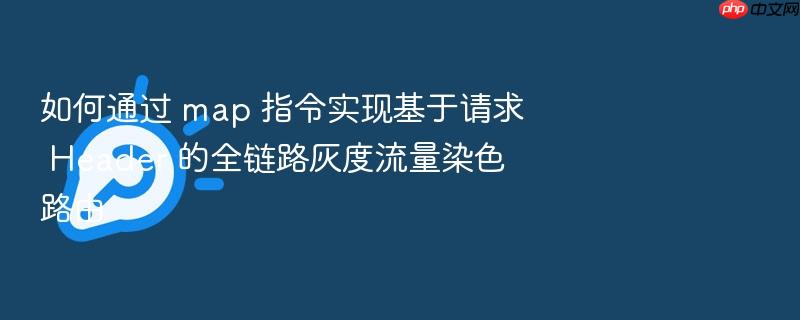 如何通过 map 指令实现基于请求 header 的全链路灰度流量染色路由