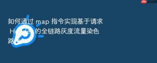 如何通过 map 指令实现基于请求 header 的全链路灰度流量染色路由