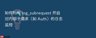 如何利用 log_subrequest 开启对内部子请求（如 Auth）的日志监控