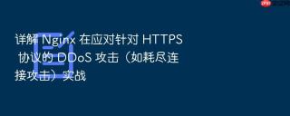 详解 nginx 在应对针对 https 协议的 ddos 攻击（如耗尽连接攻击）实战