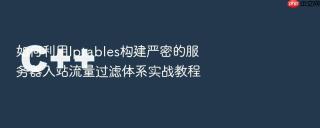 如何利用Iptables构建严密的服务器入站流量过滤体系实战教程