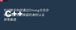 针对新手如何通过dmesg日志分析发现来自内核层的身份认证异常痕迹