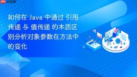 如何在 java 中通过 引用传递 与 值传递 的本质区别分析对象参数在方法中的变化