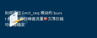 如何通过 limit_req 模块的 burst 模式在瞬时峰值流量下保障负载均衡器稳定