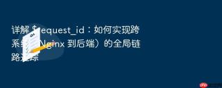 详解 $request_id:如何实现跨系统(nginx 到后端)的全局链路追踪