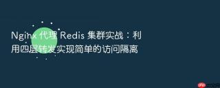 nginx 代理 redis 集群实战：利用四层转发实现简单的访问隔离