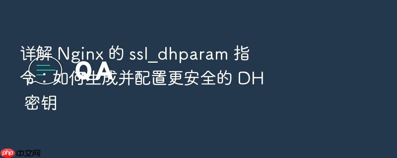 详解 nginx 的 ssl_dhparam 指令:如何生成并配置更安全的 dh 密钥