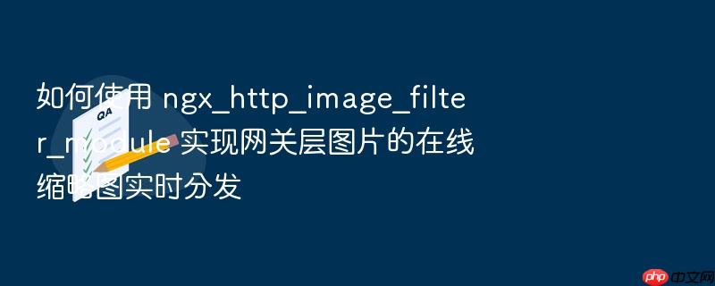 如何使用 ngx_http_image_filter_module 实现网关层图片的在线缩略图实时分发
