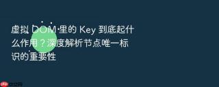 虚拟 dom 里的 key 到底起什么作用?深度解析节点唯一标识的重要性