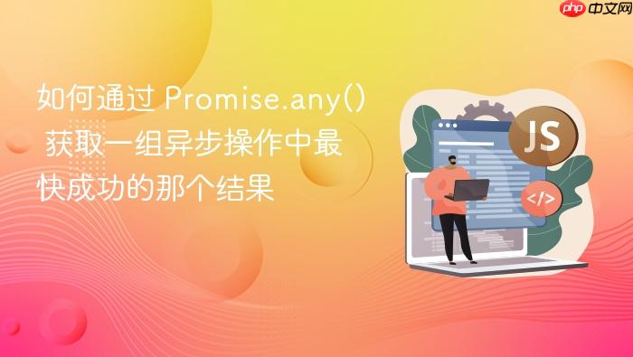 如何通过 promise.any() 获取一组异步操作中最快成功的那个结果