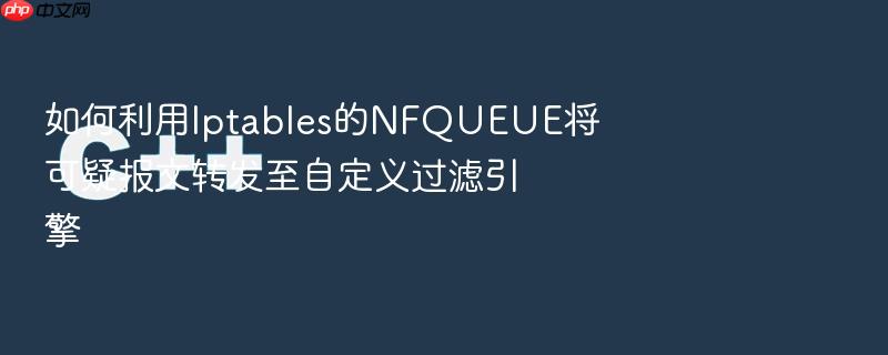 如何利用iptables的nfqueue将可疑报文转发至自定义过滤引擎