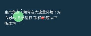 生产难点：如何在大流量环境下对 nginx 日志进行“采样存储”以平衡成本