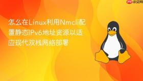 怎么在Linux利用Nmcli配置静态IPv6地址资源以适应现代双栈网络部署