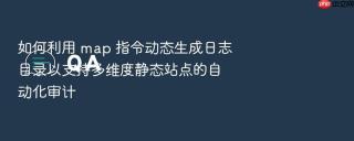 如何利用 map 指令动态生成日志目录以支持多维度静态站点的自动化审计
