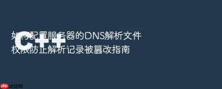 如何配置服务器的dns解析文件权限防止解析记录被篡改指南