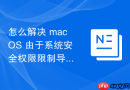 怎么解决 macOS 由于系统安全权限限制导致的终端脚本运行报错排查