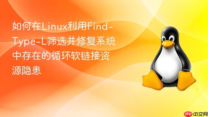 如何在linux利用find-type-l筛选并修复系统中存在的循环软链接资源隐患