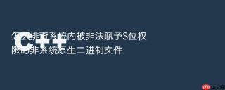 怎么排查系统内被非法赋予S位权限的非系统原生二进制文件