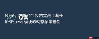 nginx 防御 cc 攻击实战:基于 limit_req 模块的动态频率控制