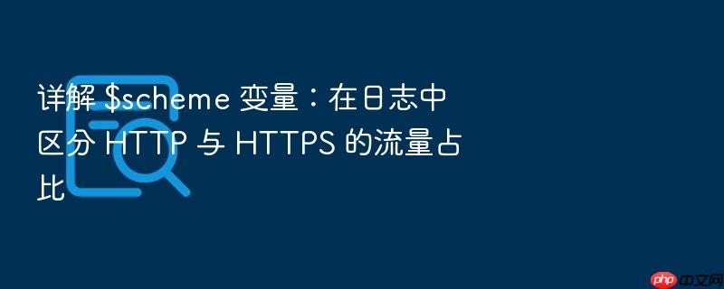 详解 $scheme 变量:在日志中区分 http 与 https 的流量占比