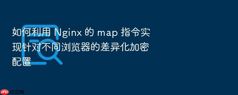 如何利用 nginx 的 map 指令实现针对不同浏览器的差异化加密配置