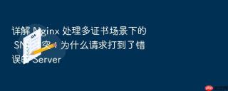 详解 nginx 处理多证书场景下的 sni 冲突:为什么请求打到了错误的 server