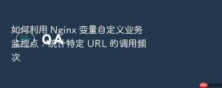 如何利用 nginx 变量自定义业务监控点:统计特定 url 的调用频次