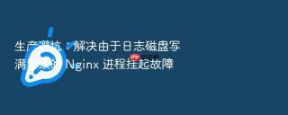 生产避坑：解决由于日志磁盘写满导致的 nginx 进程挂起故障