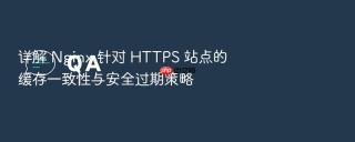 详解 nginx 针对 https 站点的缓存一致性与安全过期策略