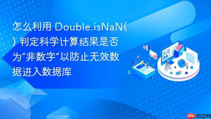 怎么利用 double.isnan() 判定科学计算结果是否为“非数字”以防止无效数据进入数据库