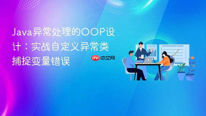 java异常处理的oop设计:实战自定义异常类捕捉变量错误